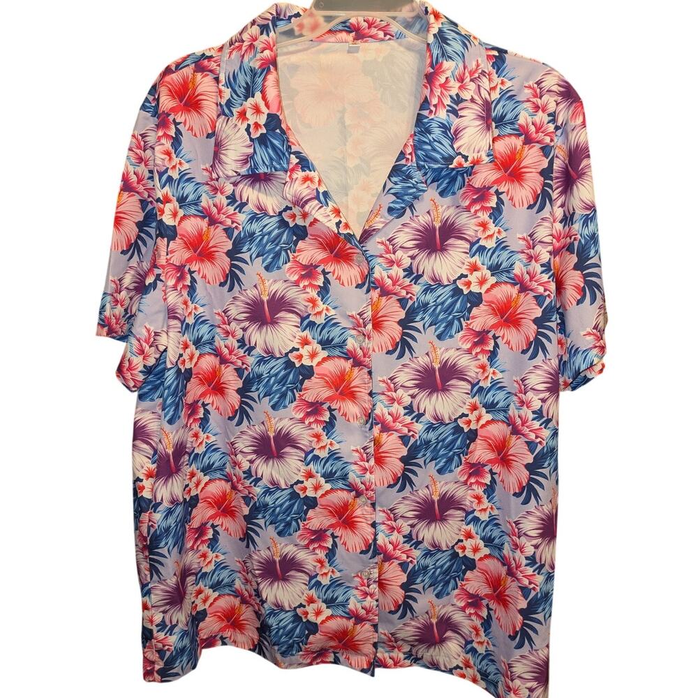 NWOT Men's Afaium Hawaiian Shirt Size XL